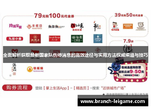 全面解析获取最新国家队伤停消息的高效途径与实用方法权威渠道与技巧